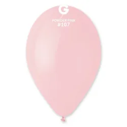 100 Balões Rosa bebé de 30 cm GEMAR - Powder pink
