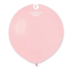 25 Balões Rosa bebé de 48 cm GEMAR - Powder pink
