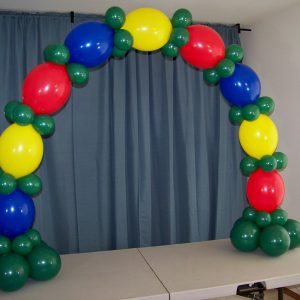Arco de balões para mesas 1.80m